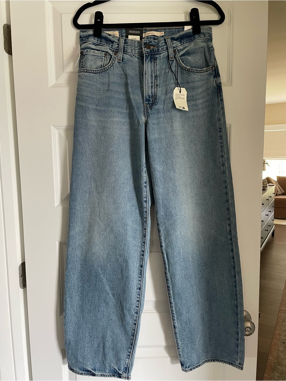 Levi’s Baggy Dad Jean, Straight Leg, Mid Rise, 27x32